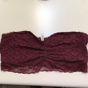 aerie bandeau - maroon