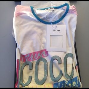 CHANEL Tops - CHANEL 2017 Cruise Viva Coco Libre Cuba T-Shirt CHANEL Tops - CHANEL 2017 Cruise Viva Coco Libre Cuba T-Shirt