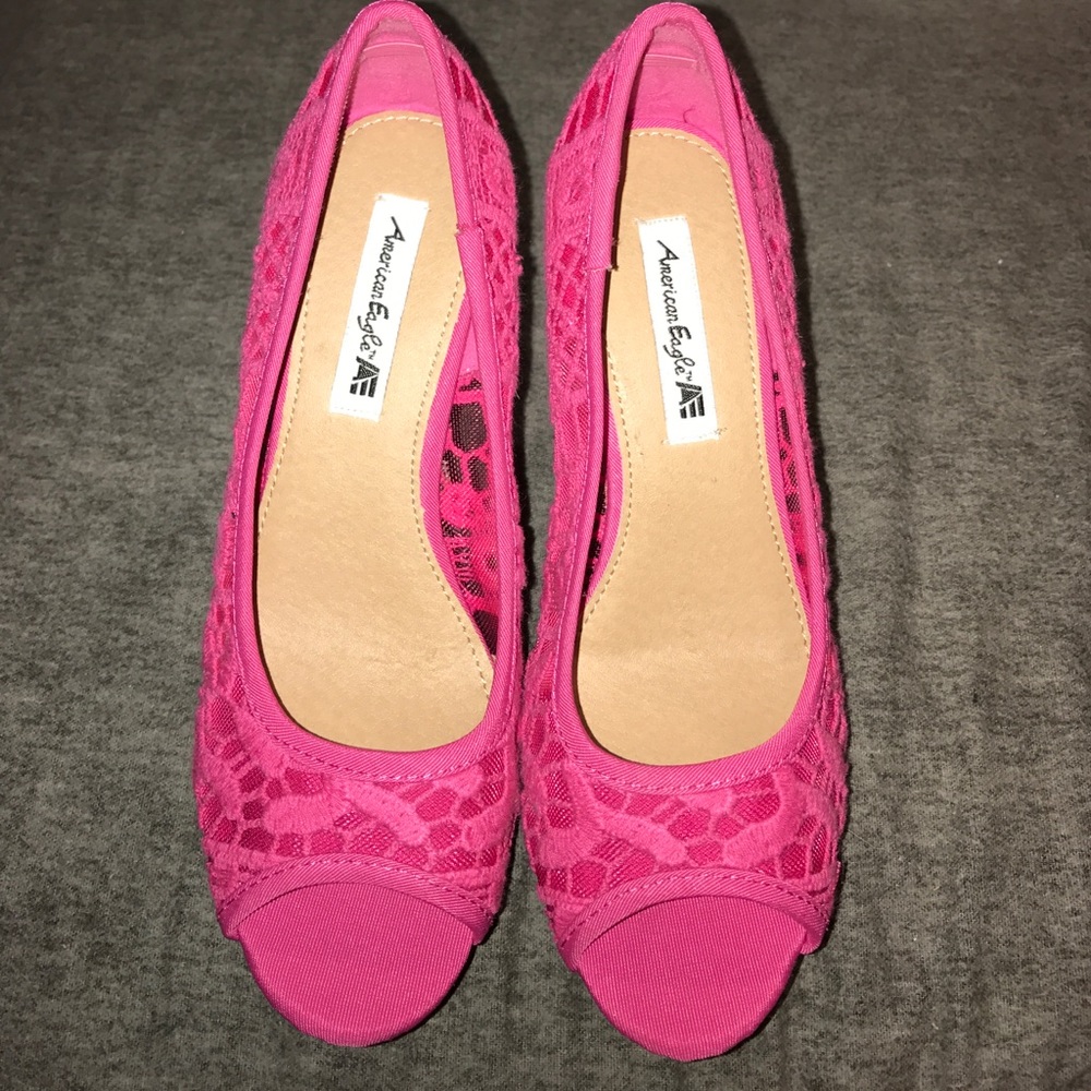 👠💖Pink Peep Toe Heels💖👠