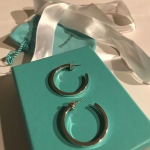 Tiffany & Co. silver hoop earrings