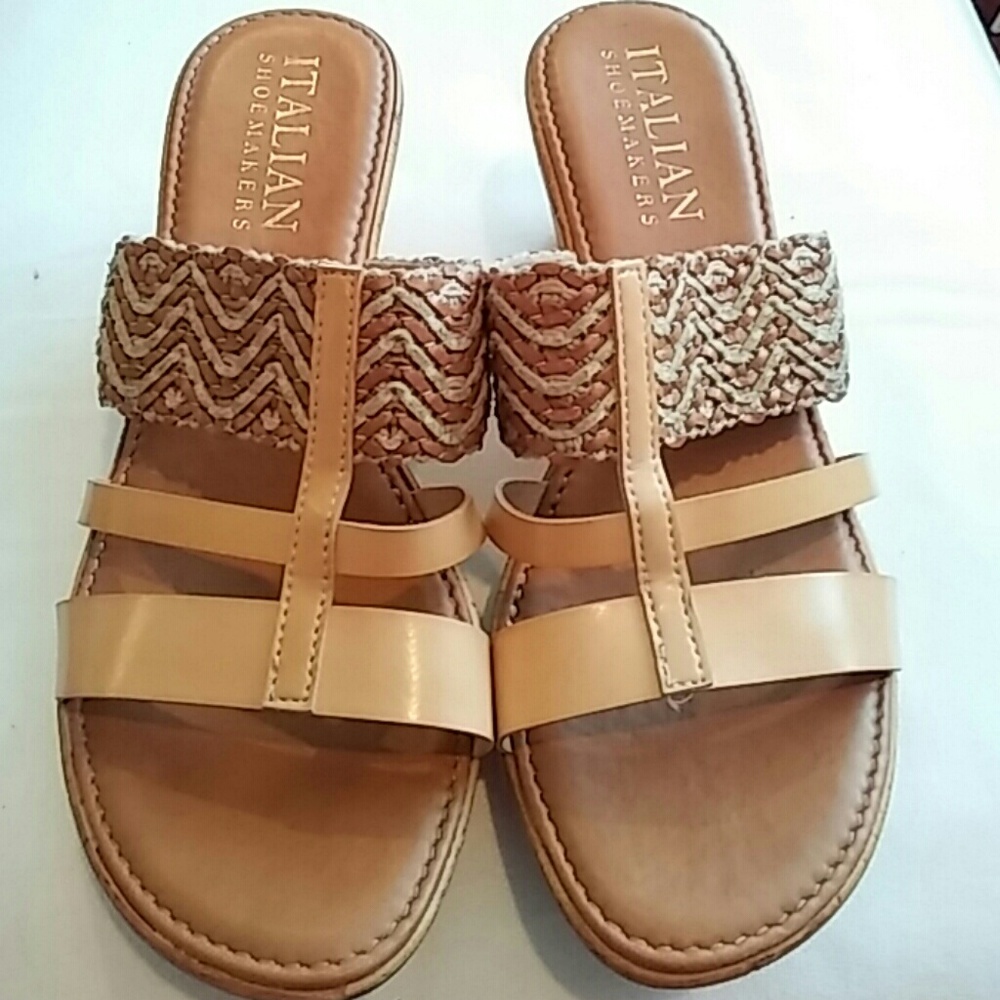 Italian Shoe Makers wedge sandals