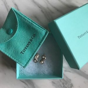 Tiffany & Co Sterling Silver and Pearl Earrings