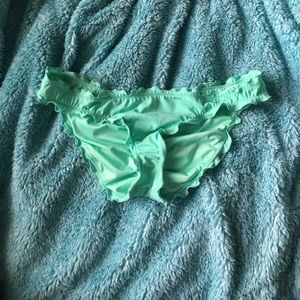 Victoria's Secret seafoam green/turquoise bottoms!