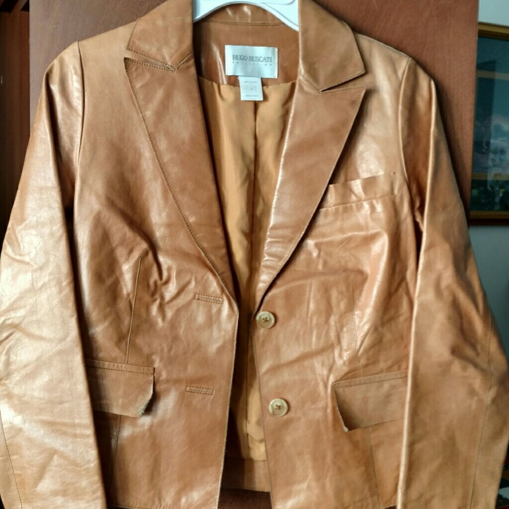 Genuine leather Hugo Buscati Jacket