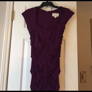 Plum Nicole Miller dress