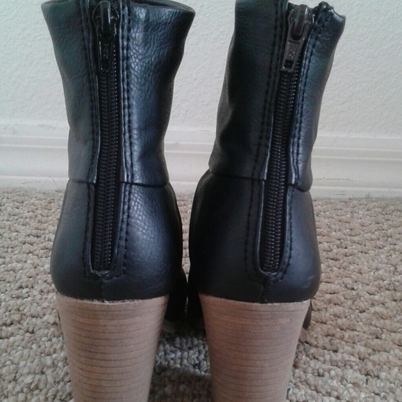 Faux Leather Ankle Booties $25 - Picture 2 of 4