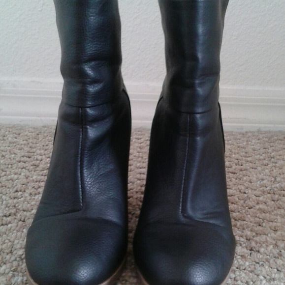 Faux Leather Ankle Booties $25 - Picture 4 of 4