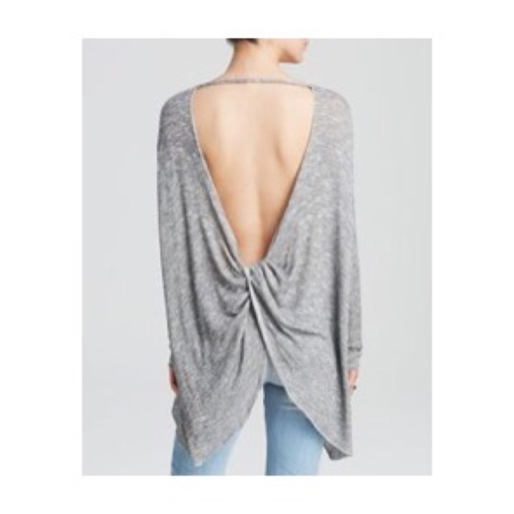 Free People open back knit top• SIZE XS