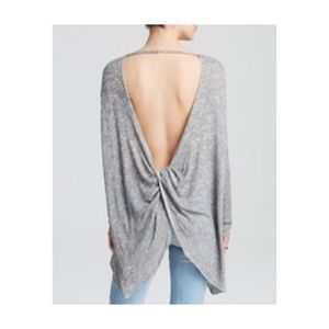 Free People open back knit top• SIZE XS