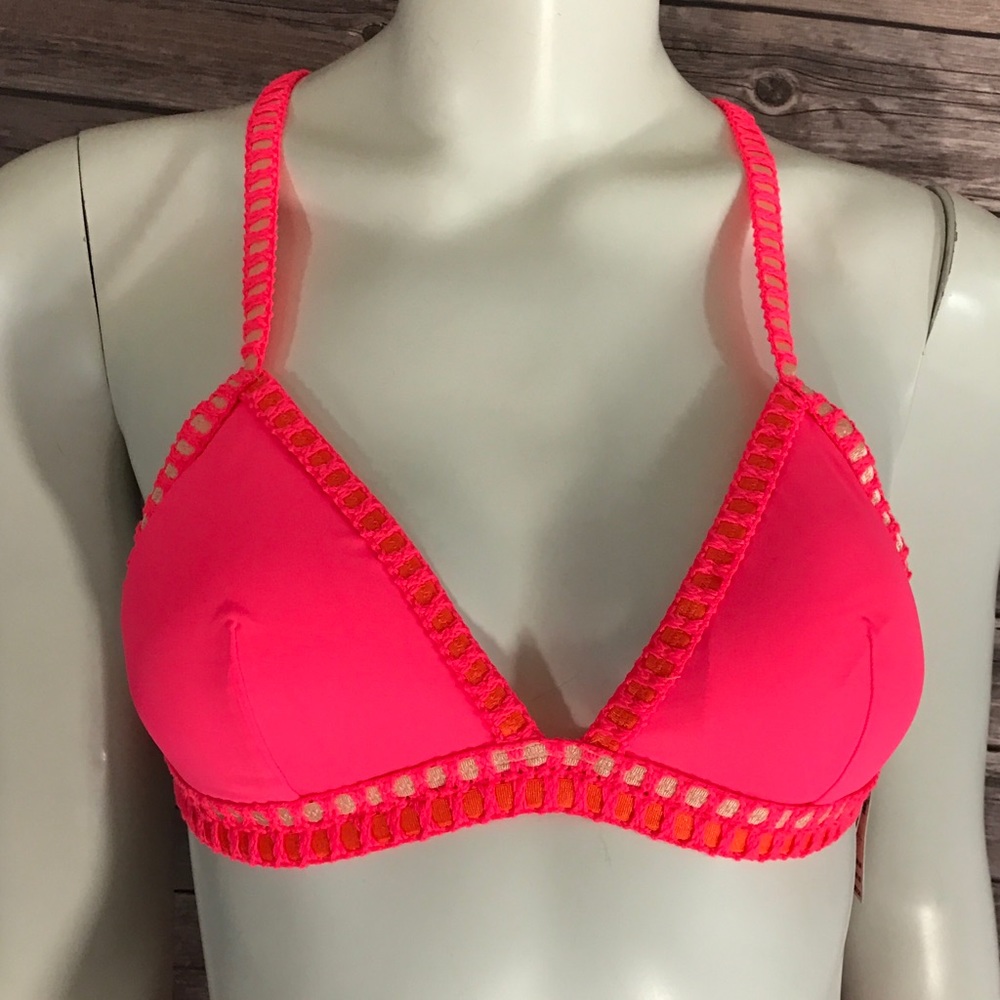 VS Swim Suit Bikini Crochet Trim Cheeky Triangle - Picture 3 of 4