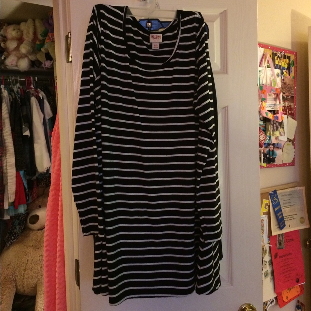 Stripped tunic dress