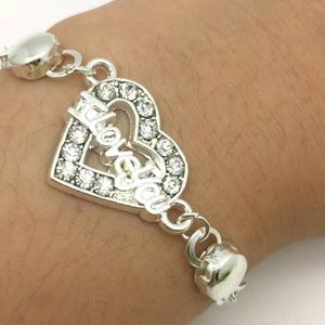 LOVE HEART BRACELET SHIPS SAME DAY