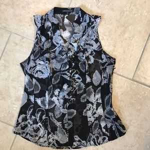 Express black sheer tank top. Size M.