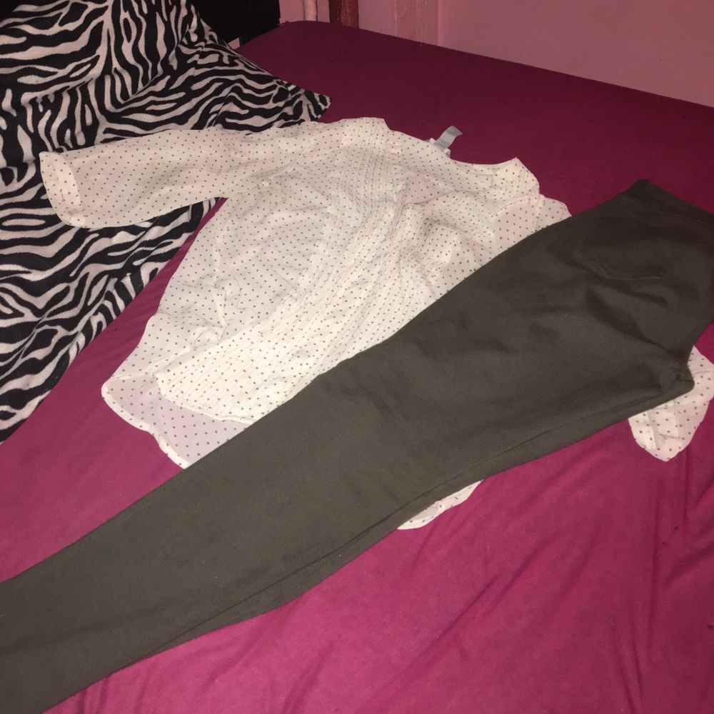 Olive Green Pants