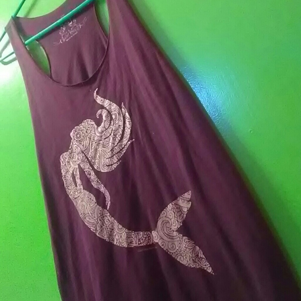 Soft Bear Dance Mermaid Razorback Tank Top