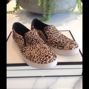 Dr. Scholl's animal print slip-ons