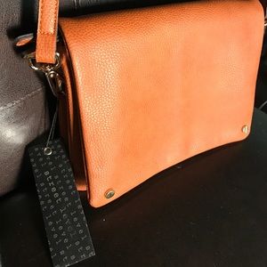 Street Level Vegan Leather Crossbody Bag