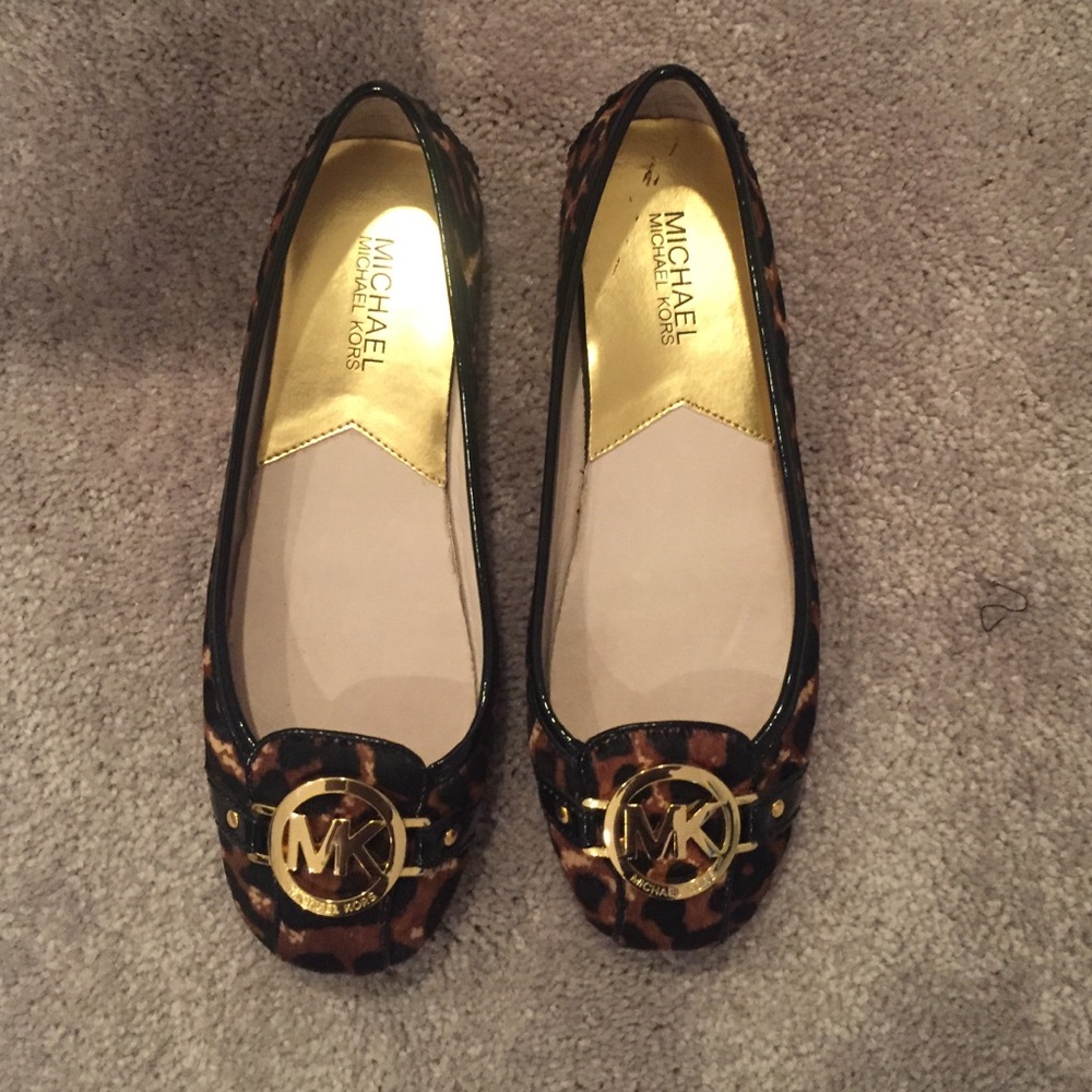 Michael Kors leopard flats
