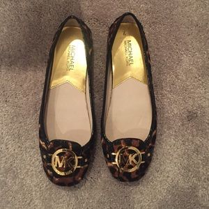 Michael Kors leopard flats