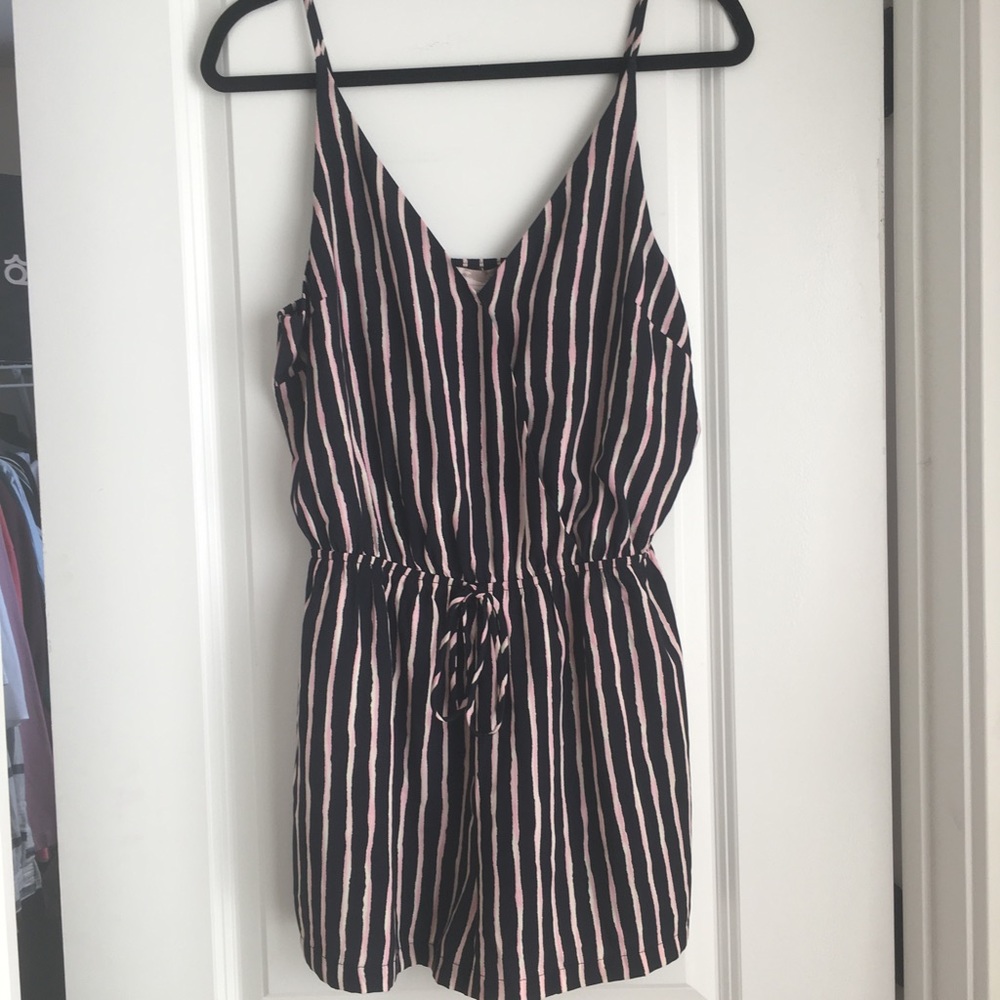 Striped romper