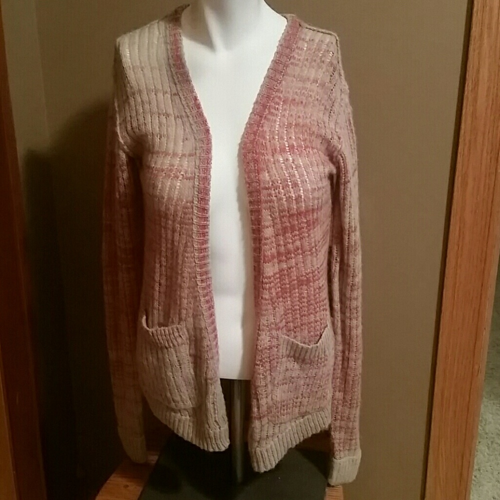 Womans multi color super soft cardigan