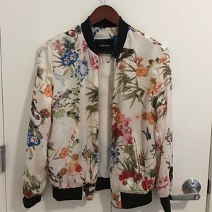 Silk bomber jacket