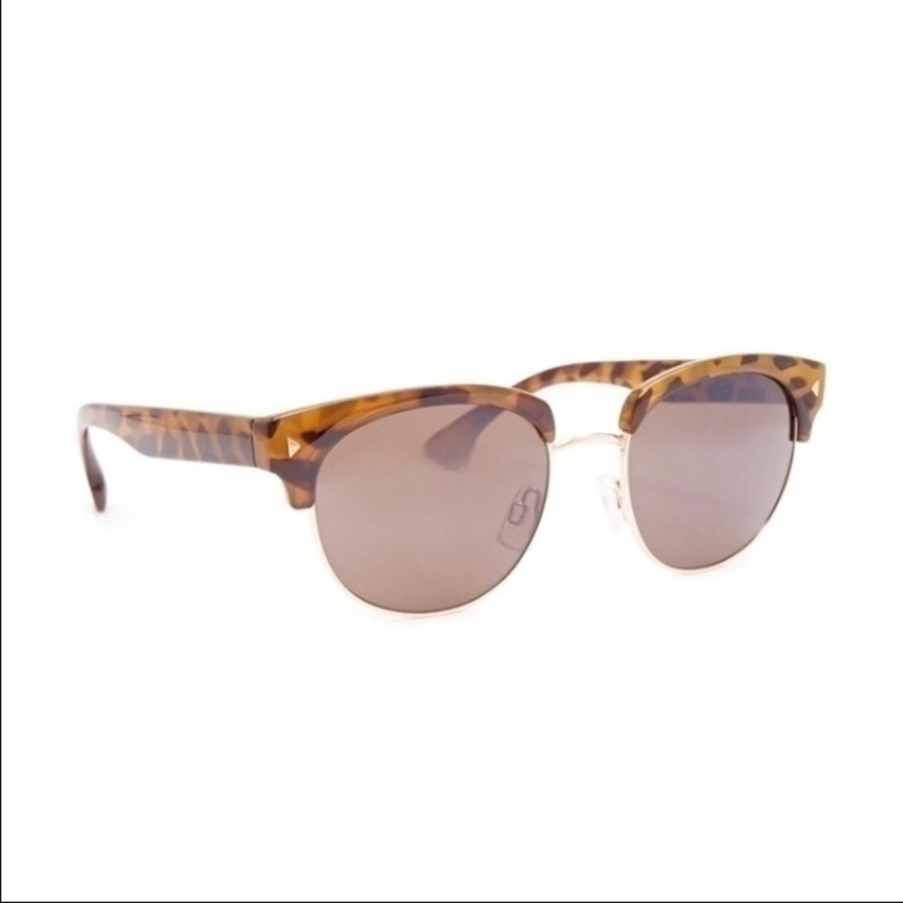 Tortoiseshell Browline Sunglasses