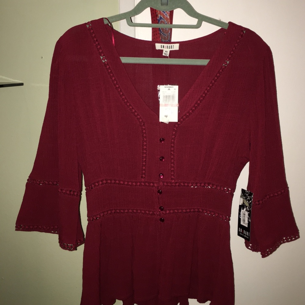 One Hart flowy top