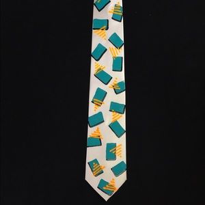 Original hand painted necktie