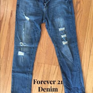Forever 21 Distressed Denim