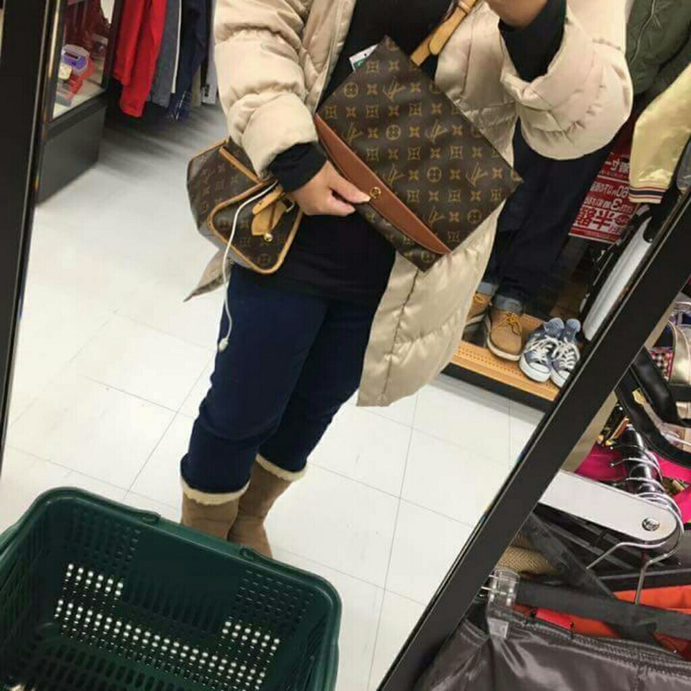 One of a kind vintage LV clutch