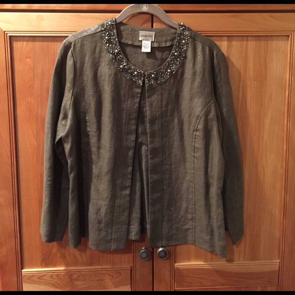 Chico's Gray Light Jacket