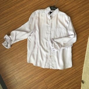 Pale purple button down