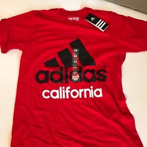 NWT adidas t-shit red