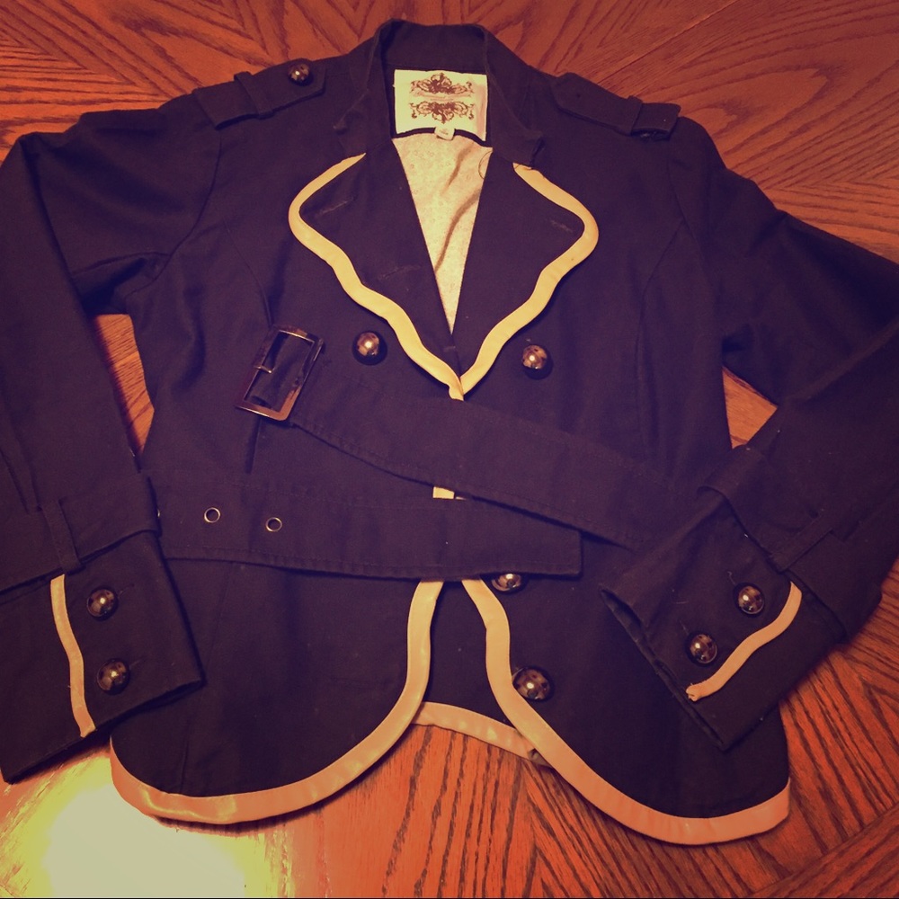 Garment Touch Ladies Military Style Jacket  ☂️  🌧