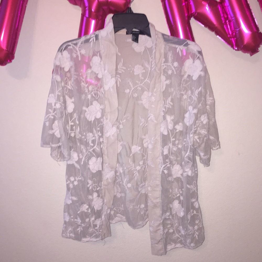Forever 21 Lace Kimono