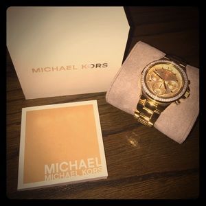 Michael Kors Gold Watch (Woman's)