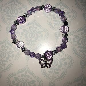 Butterfly elastic bracelet