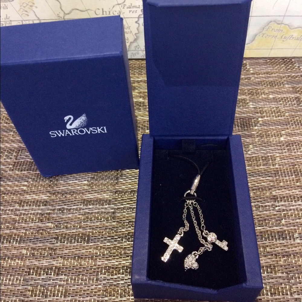 NEW-Genuine Swarovski mobile phone/bag/purse charm