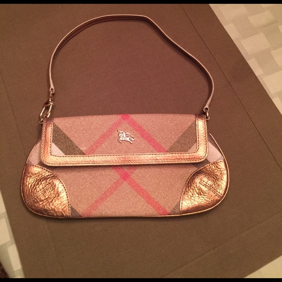 Burberry collections gold mini or wristlets - Picture 1 of 8