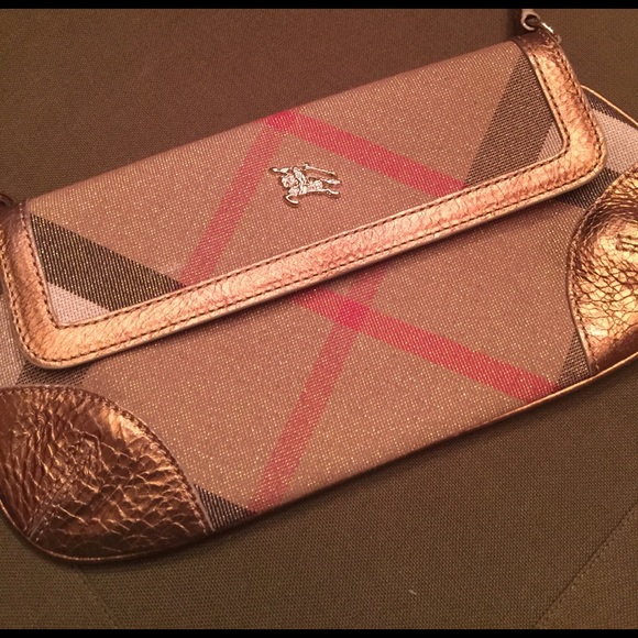 Burberry collections gold mini or wristlets - Picture 7 of 8