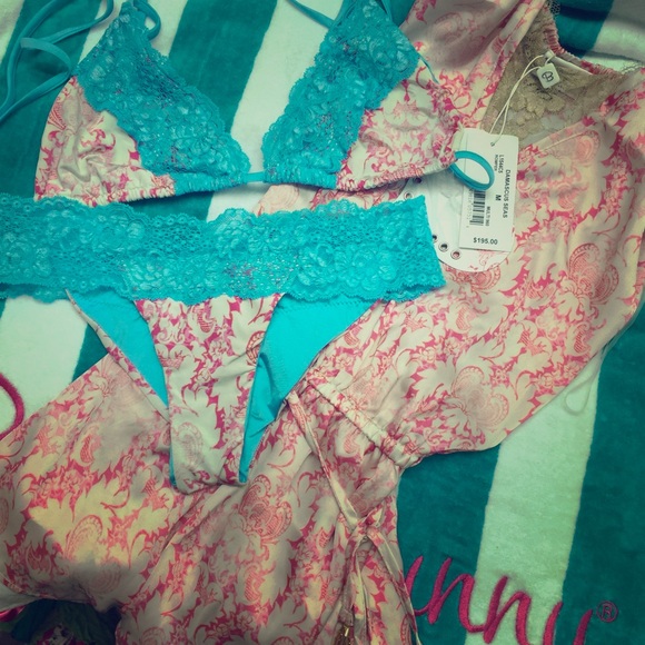 Beach Bunny bikini and cover up