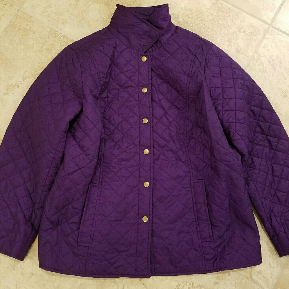 Purple light jacket
