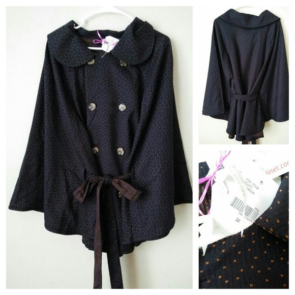 Sold Melissa McCarthy Reversible cape - Picture 2 of 5