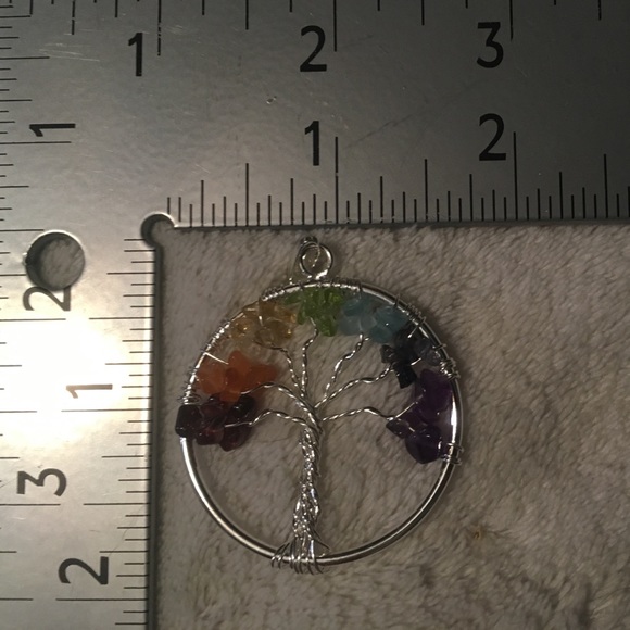 Genuine Chakra Tree of Life - Real stones w/violet - Picture 6 of 6