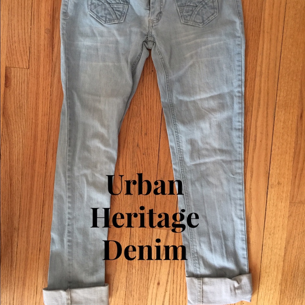 Urban Heritage Whitewashed Denim