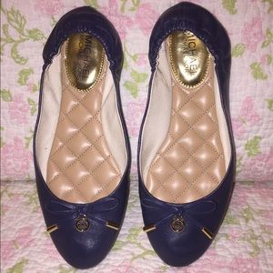 Michael Kors Melody Leather Ballet Flat