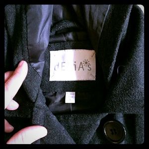SOLD - Delia's wool grey pea coat