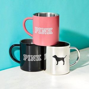 Silver Victoria's Secret PINK mug