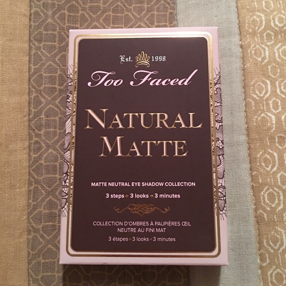 Too Faced Natural Matte Eye Shadow Collection